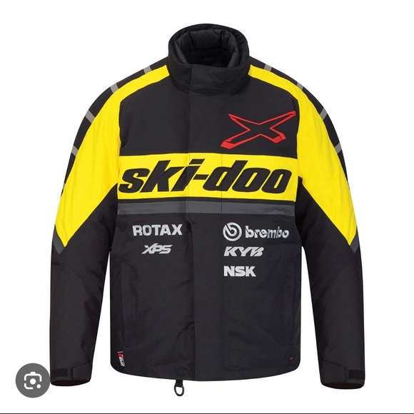 SKI DOO men Jacket & Pants Set - Yellow and Black - Picture 12 of 16